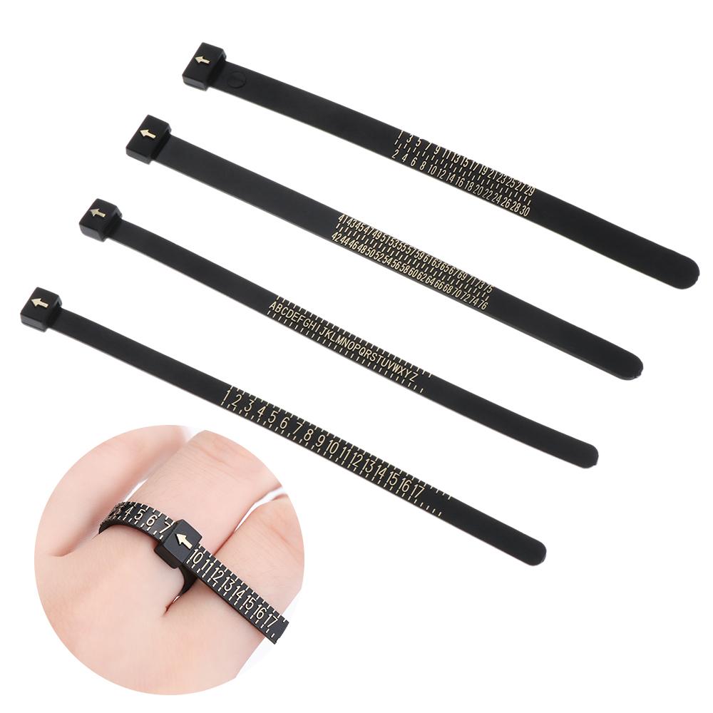 British/American Sizes A-Z Wedding Ring Band Finger Gauge Ring Sizer Measure Genuine Tester