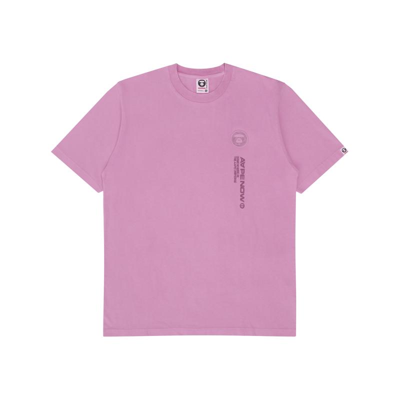 Aape T-Shirts Men's Crew Neck Moderate Straight Fit AAPTEM1247XXK