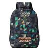 Football Printed Student Backpack Multifunctional Usb Interface Large Capacity Leisure Travel Backpack