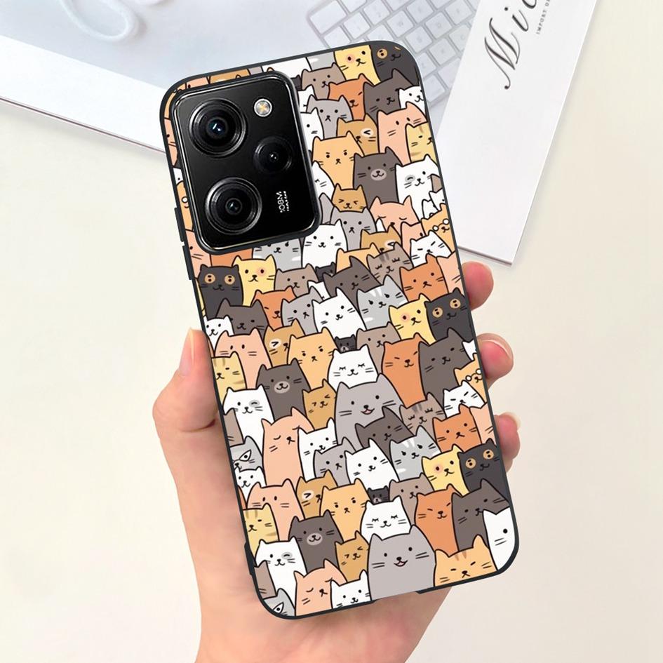 Для Xiaomi Poco X5 Pro 5G Чехол Ударопрочный Силиконовый Модный Узор Мягкая Тонкая Задняя Крышка Для Xiaomi Poco X5 X 5 PocoX5 X5Pro Capa