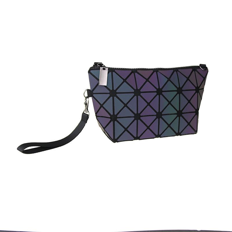 Геометрическая сумка-бриллиант Женская мини-геометрическая сумка-мессенджер Красочная косметичка Креативная складная женская сумочка