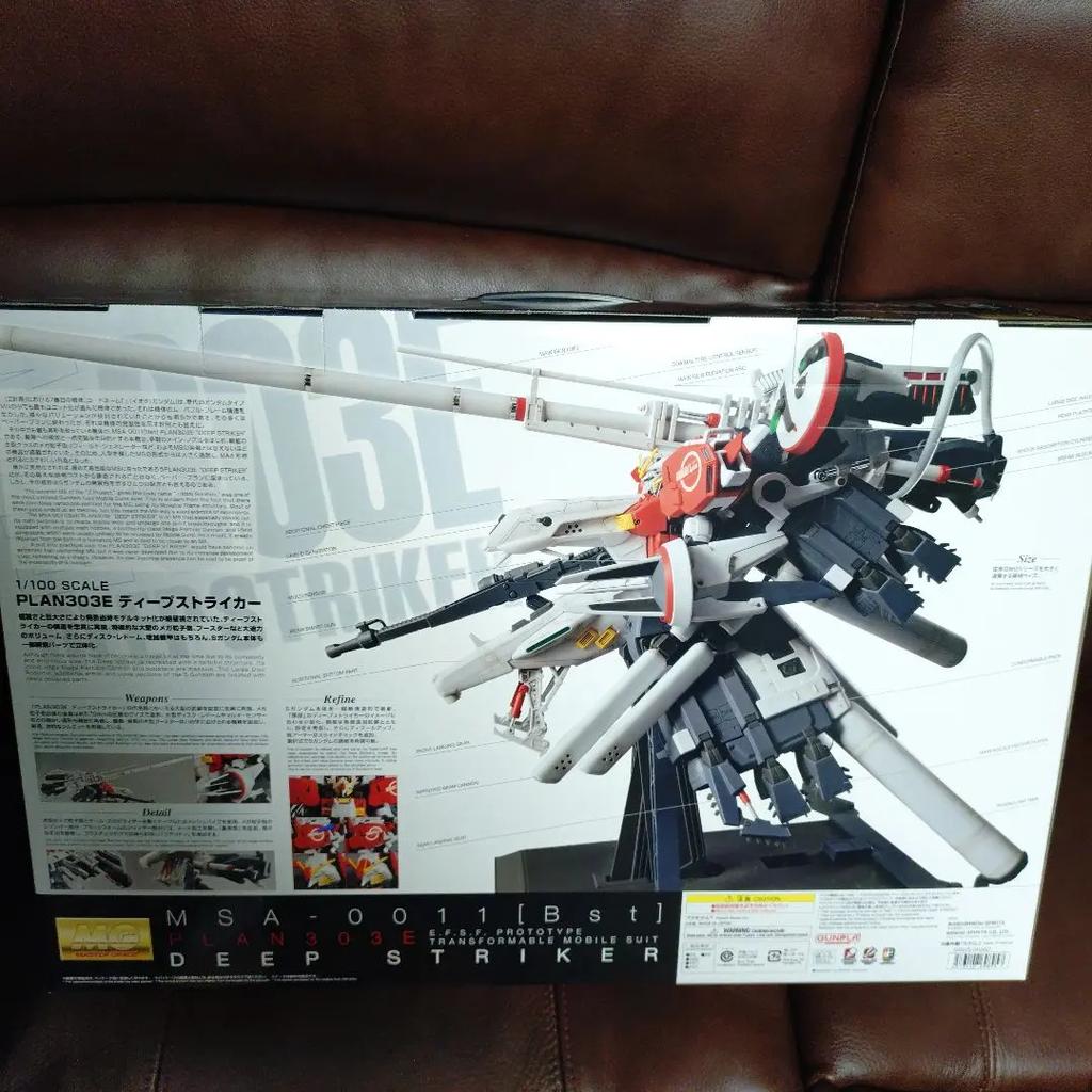 MG Мобильный костюм Гандам sentinel ПЛАН303E MSA-0011 deep striker 1/100 Япония В/П