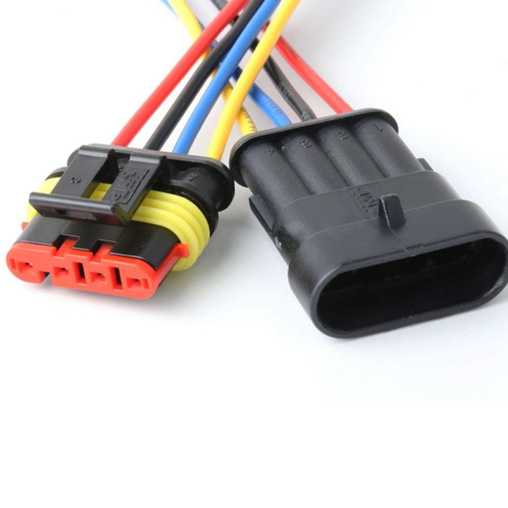 Way Male To Female Male Connector Cable Auto Wire Connector Провод-адаптер Электрический разъем Plug