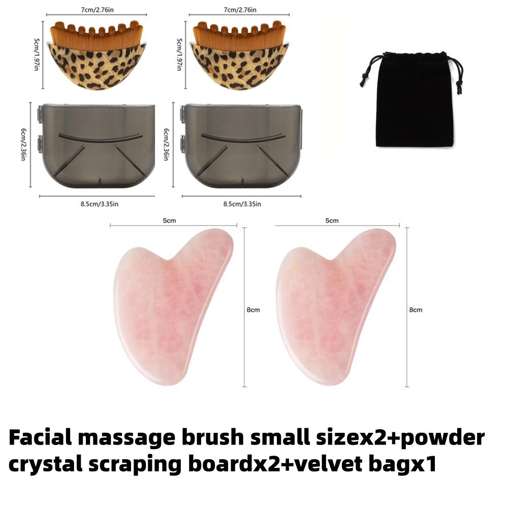 Lymphatic Face Massage Brush -Dry Brushing Contour Tool for Chin/jawline Sculpting | Ergonomic Precision Grip for Fatigue Relief