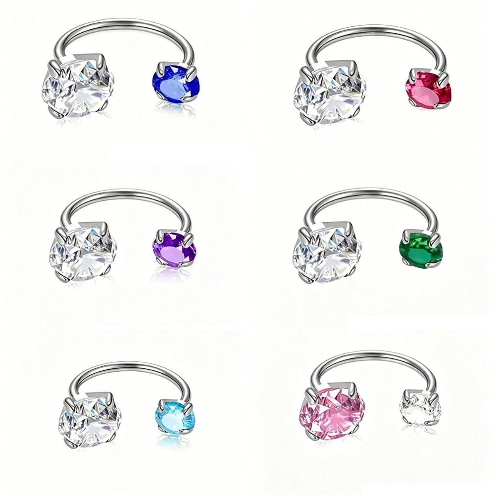 6/9/15pcs Stainless Steel Ear Piercing Jewelry Tool Set Ear Piercing Tool Personal Ear Piercing