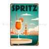 Винтажная металлическая табличка Aperol Sprits Venice Настенная Персонализированная Вечеринка Гараж Клуб Клуб Жестяной Знак Постер