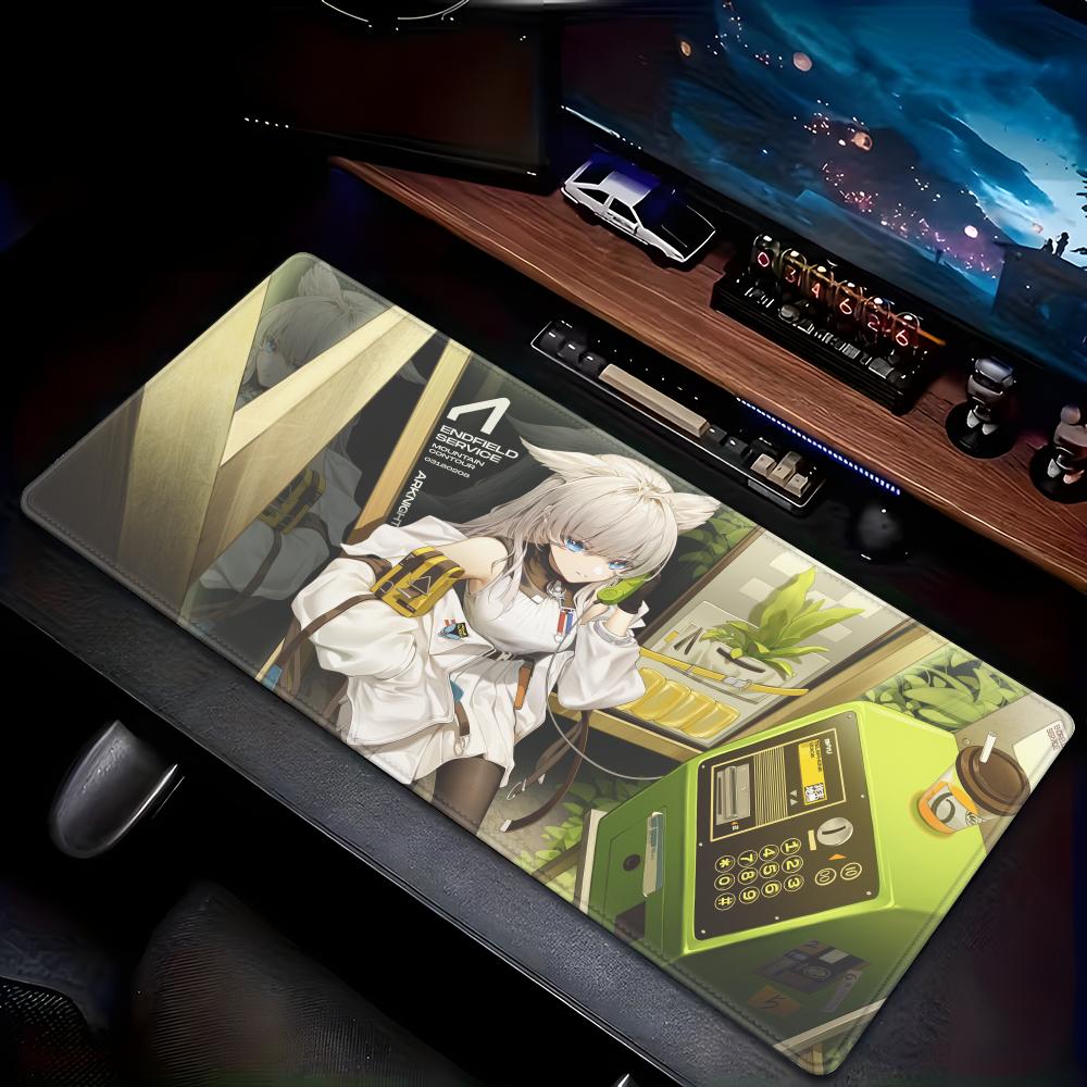 Arknights:Игровой коврик Endfield Красивые узоры Офисный Компьютерный Стол Коврик Стол Клавиатура Большой Коврик для Мыши Ноутбук Подушка Нескользящий Декор