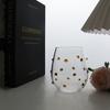 Borosilicate Glass Cups with Irregular Dots Textured Bump Tumbler Clear Glass Drinkware for Water Juice Milk Coffee Latte Mug