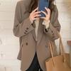 Women's Mid-Length Suit Jacket 2025: Internet Celebrity Style for Spring/Autumn - Trendy, High-End, and Chic