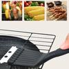 1pc- Barbecue Brush Multifunctional Barbecue Cleaning Brush BBQ Stainless Steel Barbecue Wire Oven and Grill Cleaning Brush