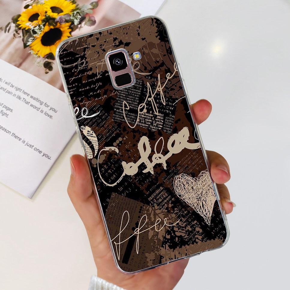 For Samsung Galaxy A8+ A8 Plus Case New Butterfly Flower TPU Soft Silicon Cover For Samsung A8+ 2018 SM-A730F Phone Case Funda