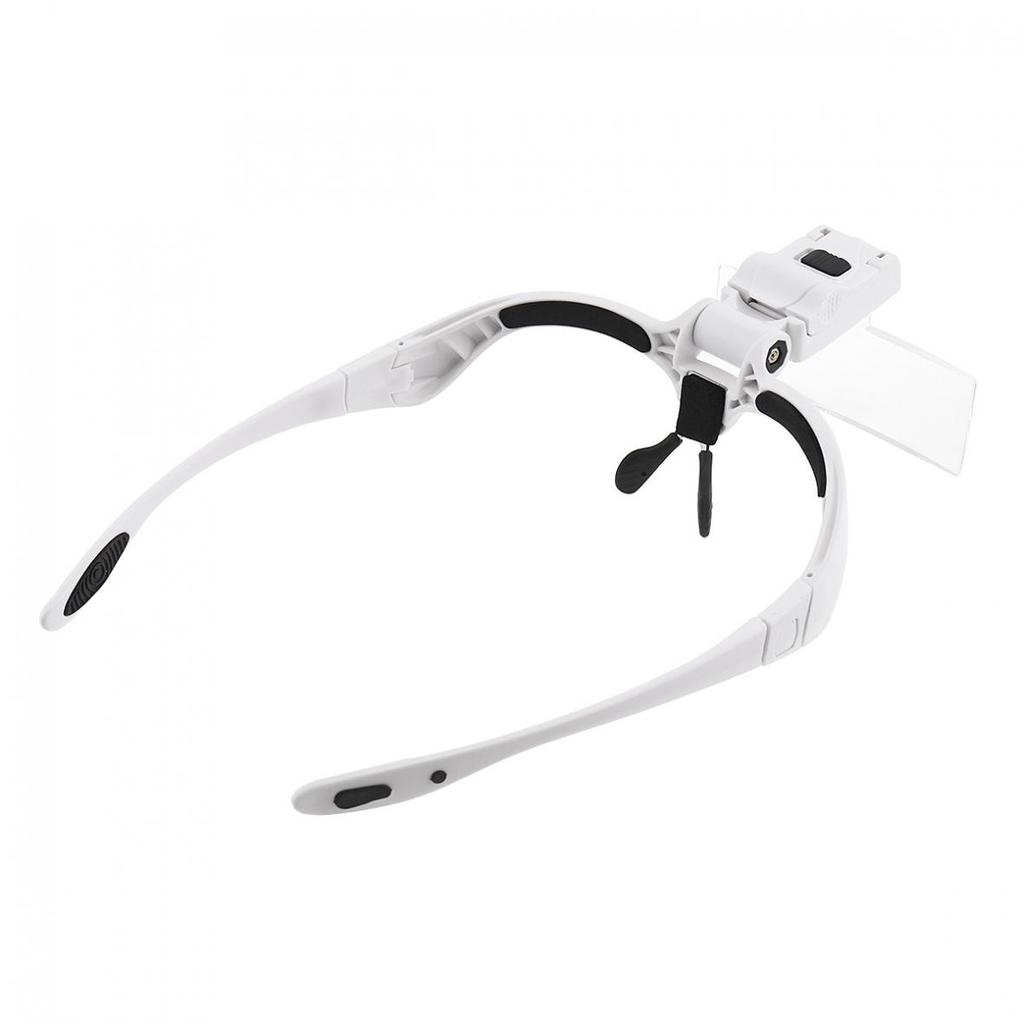 3,5-кратная портативная 5-кратная регулировка коэффициента усиления, регулируемая сменная линза, повязка на голову, лупа для очков