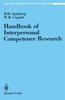 The Handbook of Interpersonal Competence Research Book