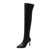 Shoes Woman 2024 Trend Soft Leather High Quality Women Over The Knee Boots Super Thin High Heel Sexy Ladies