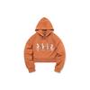 Li Ning Loose Fit Pullover Sports Hoodie Women Hoodies Amber-Brown AWDQ512-3