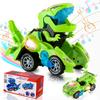 2-in-1 Dinosaur Deformation Car Toy Automatic Transform Robot Model with Light Music Early Educational Toys