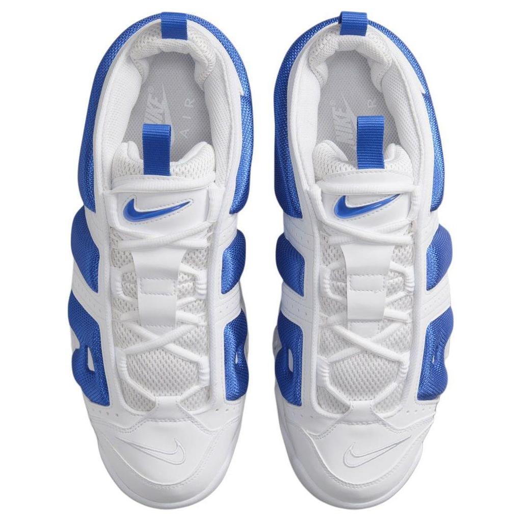 Nike Мужские кроссовки Air More Uptempo Low Белые Гипер Роял Синие Психически-Синие FZ3055-101