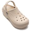 Crocs Простые тапочки с круглым носком, противоскользящие, с закрытым носком, мужские тапочки, бежевые 210062-11S