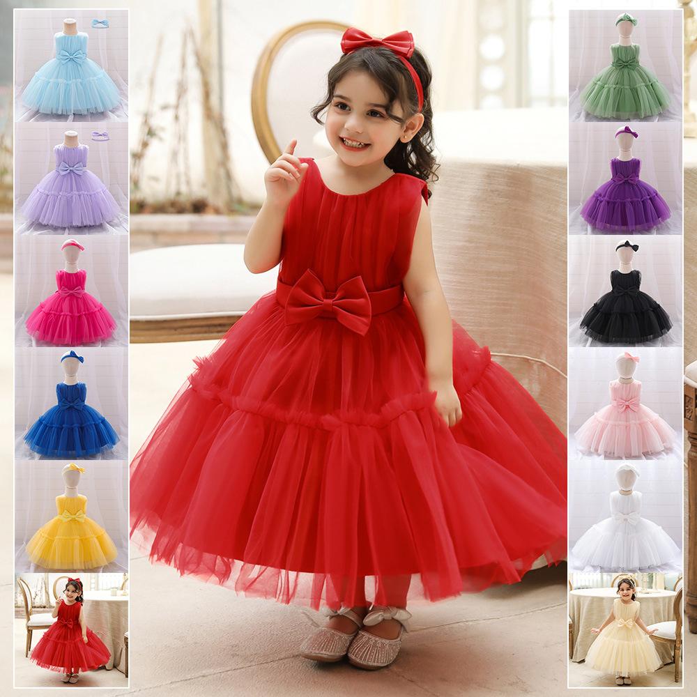 0-3 года Рождественское платье для новорожденной девочки, крестильное свадебное платье, одежда для вечеринки в честь первого дня рождения, крестильное платье для девочки, одежда L2066