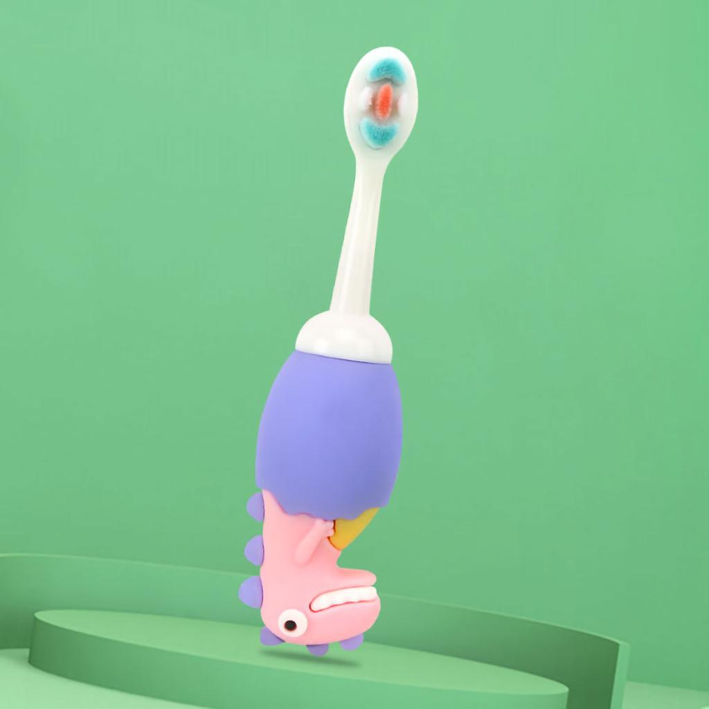 Kid Soft Brush Hair Toothbrush Cartoon Cute Dental Care Stain Removal Deep Clean Child Toothbrush