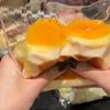 Милый Продуктовый Силиконовый Силиконовый Желтый Яичный Сэндвич Мягкий Снятие Стресса Медленно Поднимающийся Мультяшный Сжимаемый Снятие Стресса Подарки