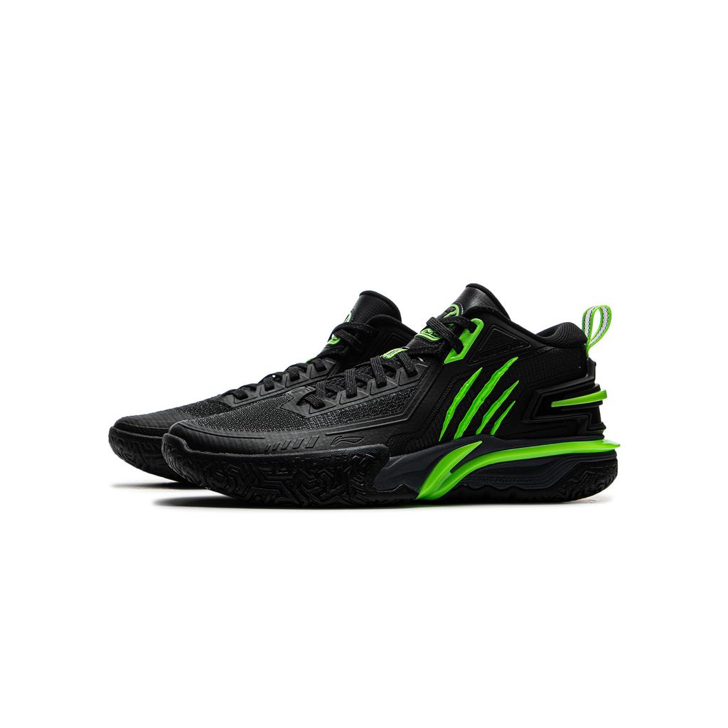 Li Ning Детские баскетбольные сетчатые удобные модные легкие амортизирующие низкие баскетбольные кроссовки Мужские кроссовки Черные YKBV026-1A