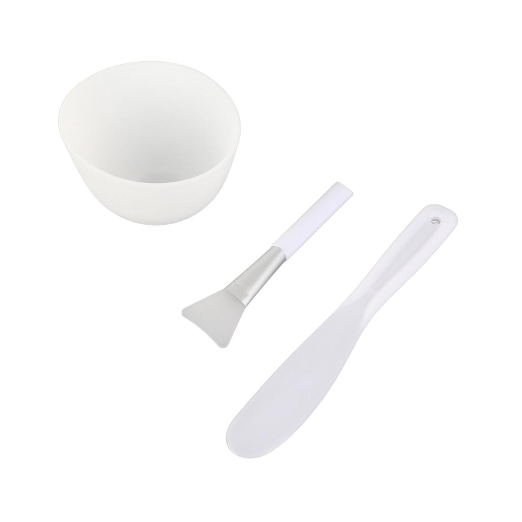 Набор инструментов для самостоятельного создания маски из 3 предметов, силиконовая миска для маски, кисть для маски, шпатель, набор инструментов для самостоятельного смешивания масок