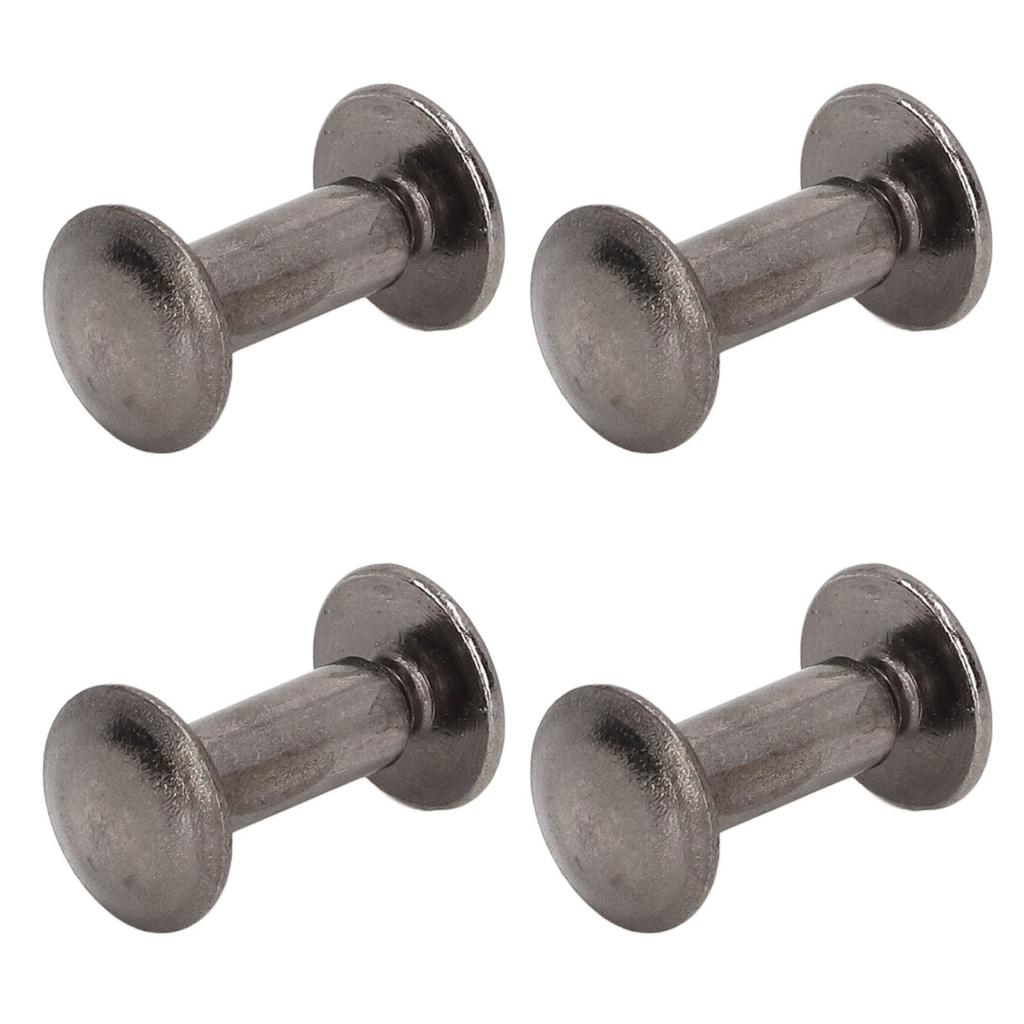 200 Sets Book Binding Screw Environmental Brass Metal Chicago Binding Screws DIY Leather Rivet