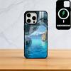 Чехол для телефона с пейзажем для iPhone 17, 16, 15, 14, 13, 12, 11 Plus, Pro, магнитный с Magsafe, беспроводная зарядка