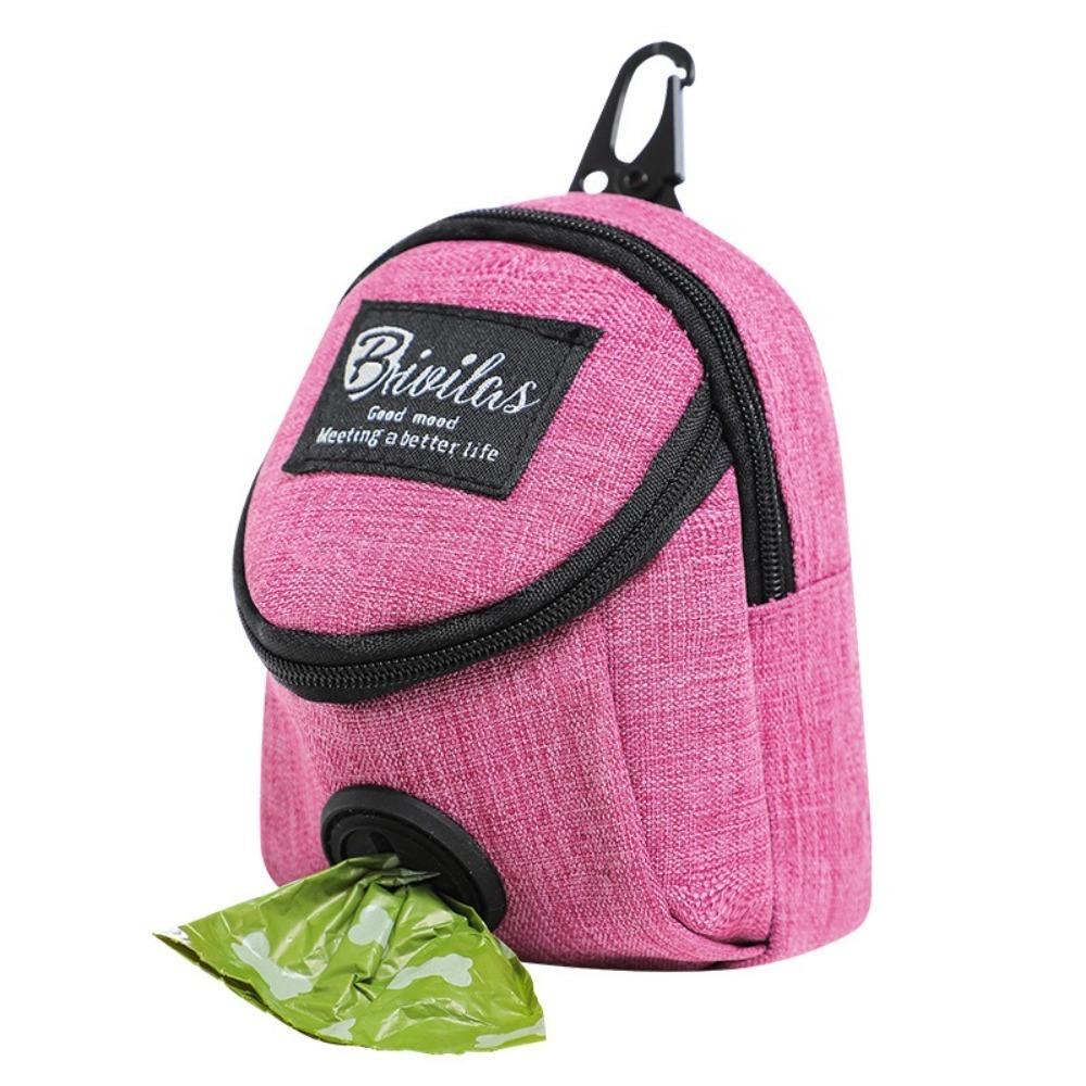 Multifunction Puppy Snack Reward Waist Bag Portable Dog Poop Dispenser Puppy