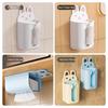 Jiadu Cartoon Tissue Box, Wall-Mounted, No Drilling Required, Bathroom Facial Tissue Storage Box, Toilet Paper Holder, Roll Paper Rack