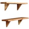 VidaXL Wall Shelves 2 Pcs 60x20x16 Cm Solid Acacia Wood 247927