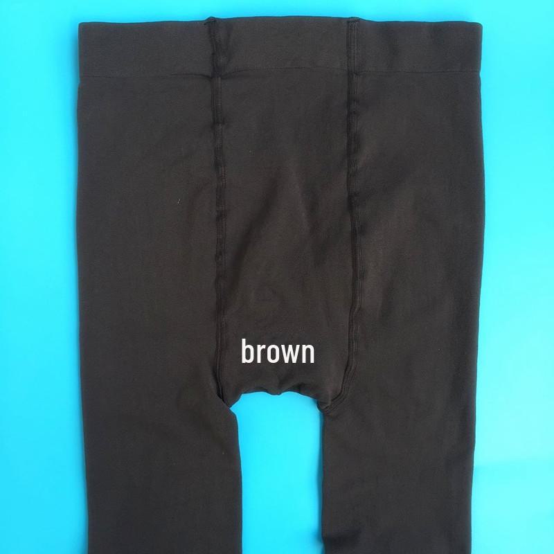 Колготки бархатные 120D большого размера на весну и осень - подходят для людей весом до 200 фунтов