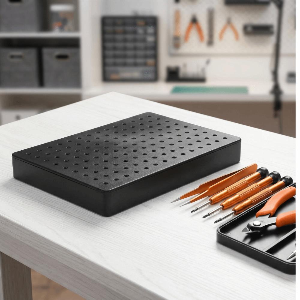 Подставка для покраски с отверстиями 15x10x2 см Держатель для аэрографа Сборка моделей и поделки своими руками