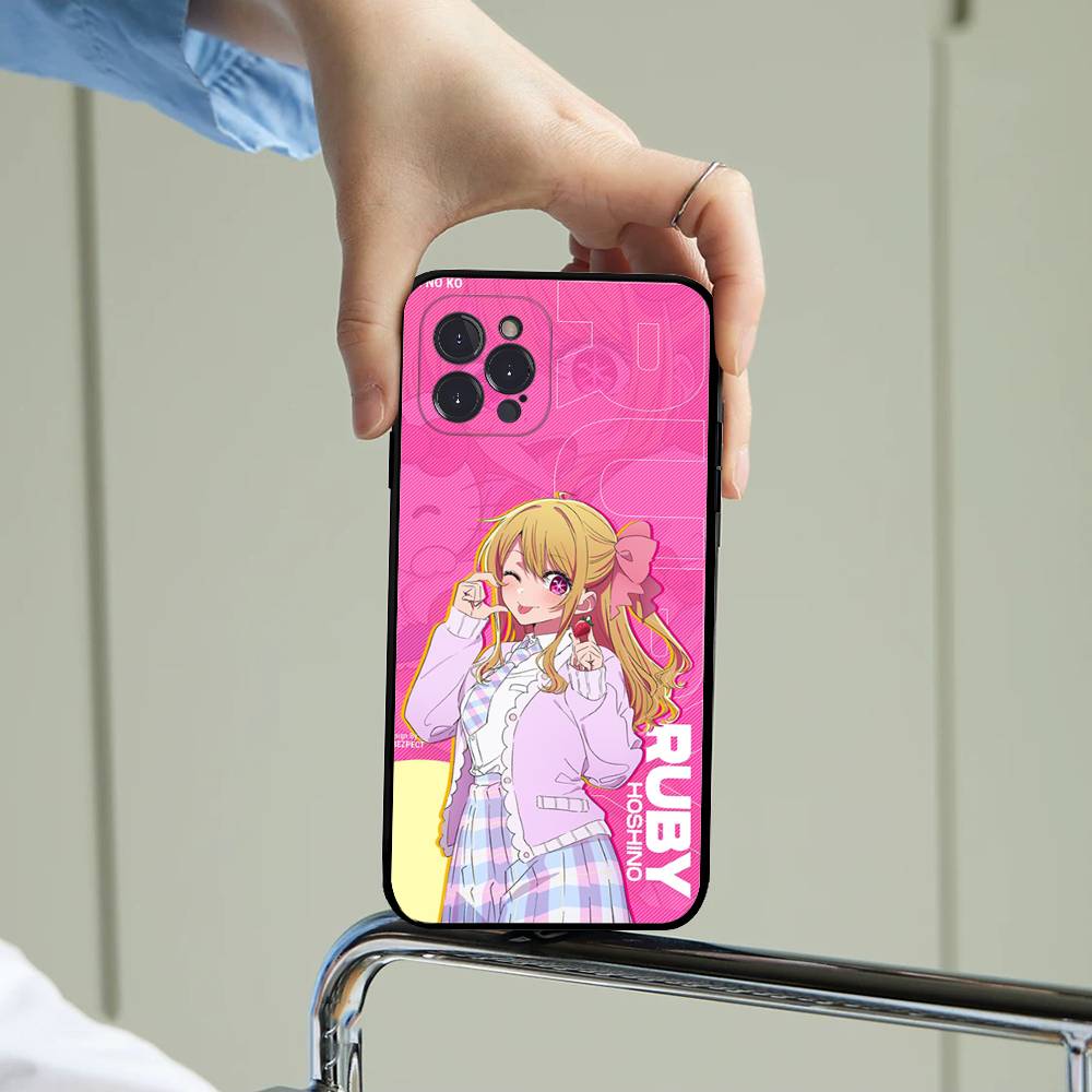 Anime Oshi No Ko Phone Case For Iphone 17 16 15 16e 14 13 12 11 Pro Max Plus Case Cover Coque