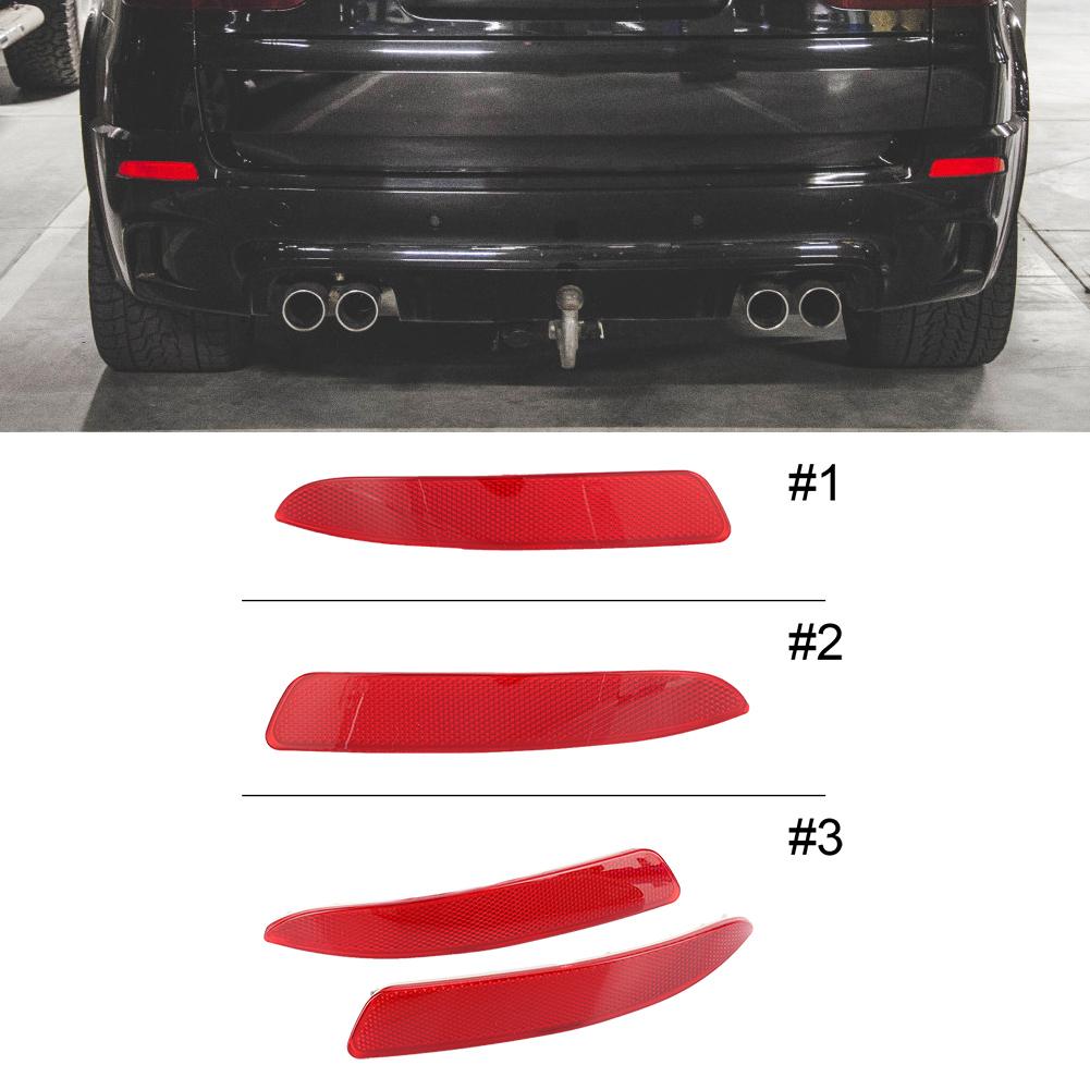 Car Rear Bumper Light Reflector Warning Tail Light for BMW X5 E70 2007-2010 Brake Light Marker 63217158950 63217158949