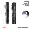1-4PCS Mini LED Flashlight, Portable Aluminum Handheld White Light Torch for Camping Hiking Emergency&Dentist Examination