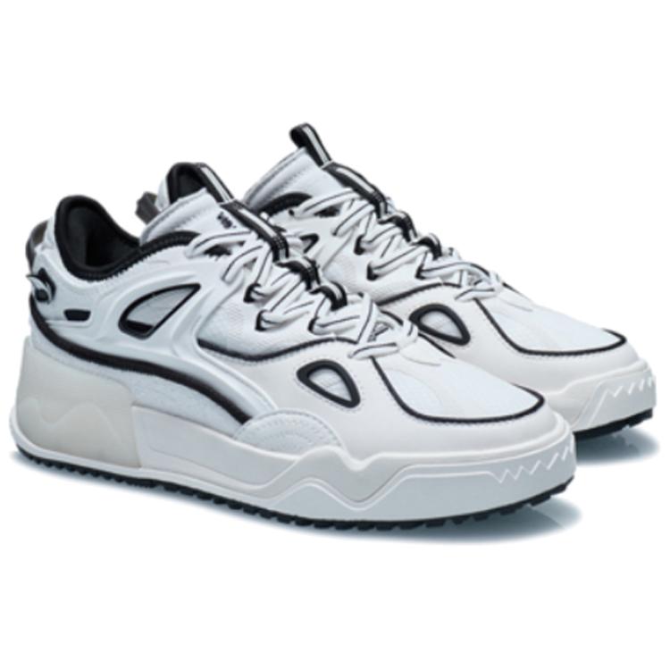 Li Ning CF Flash Star амортизирующие легкие нескользящие дышащие низкие кроссовки женские кроссовки облачно-белые AGCR290-1