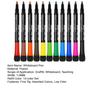 12 Bright Magnetic Dry Erase Markers Fine Tip Assorted Colors Multi-purpose Low Odor Whiteboard Markers for Kids