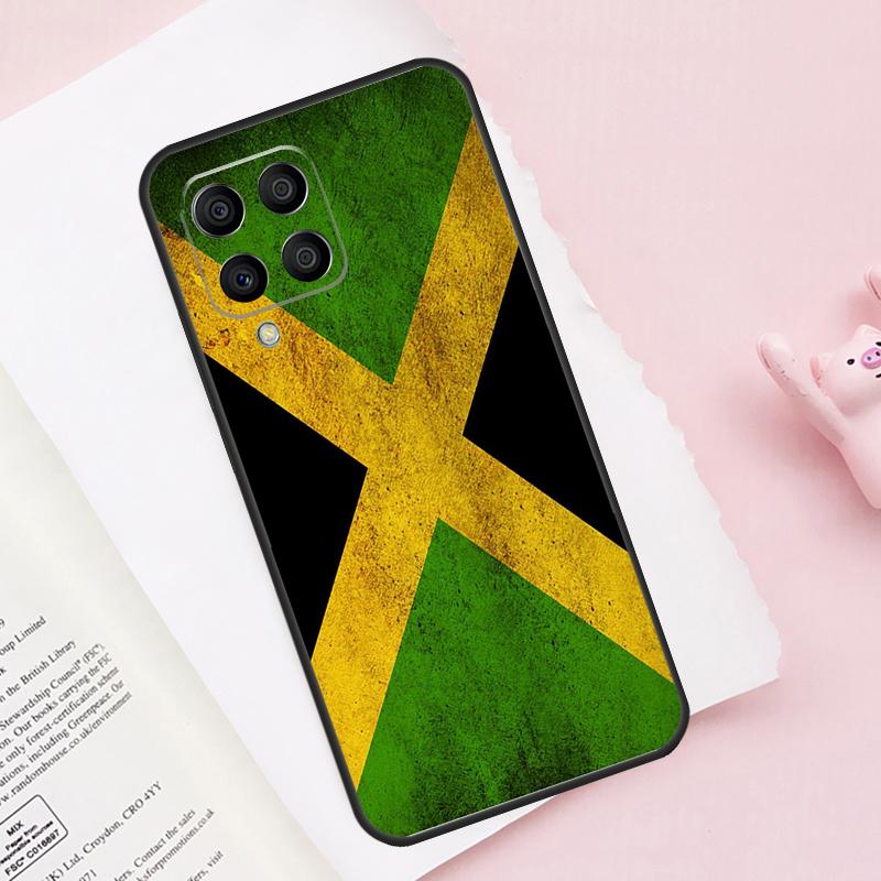 Jamaica Flag Case For Samsung Galaxy M13 M53 M16 M36 M56 M06 M52 M32 M12 M54 M34 M14 M35 M55 M15 M11 M31