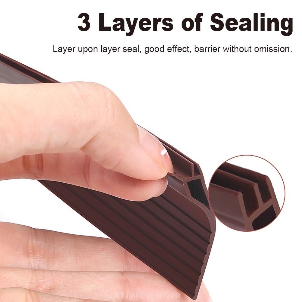 Windshield Draught Excluder Door Bottom Sealing Strip Weather Stripping Door Draft Stopper