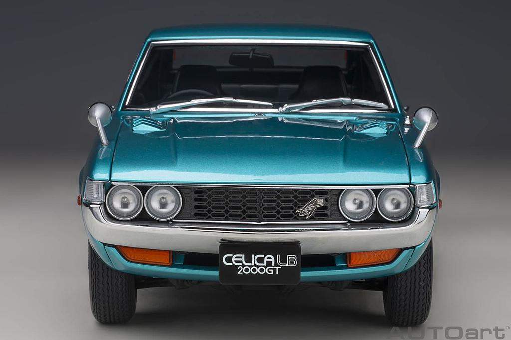 AUTOart Масштаб Toyota Celica Liftback 2000GT 1973 Металлик бирюзовый Готовая модель 1/18 (РА25)