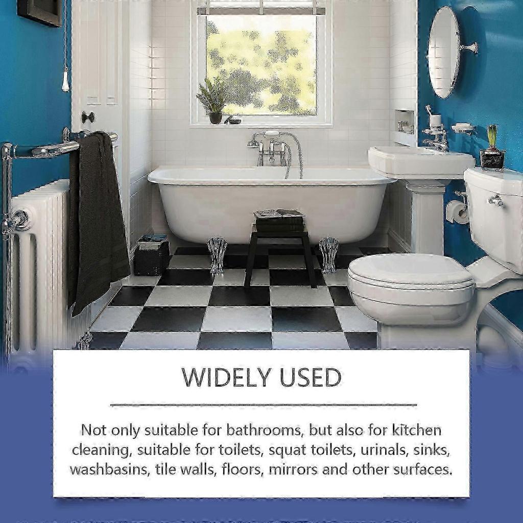 1PCS, Multi-Functional Bathroom Descaler, Effective Stain Remover for Tiles, Glass, Bathtubs - Removes Hard Water Stains, Soap Residue