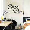 Carpe Diem Seize The Day Наклейка на стену в гостиную и спальню на английском языке