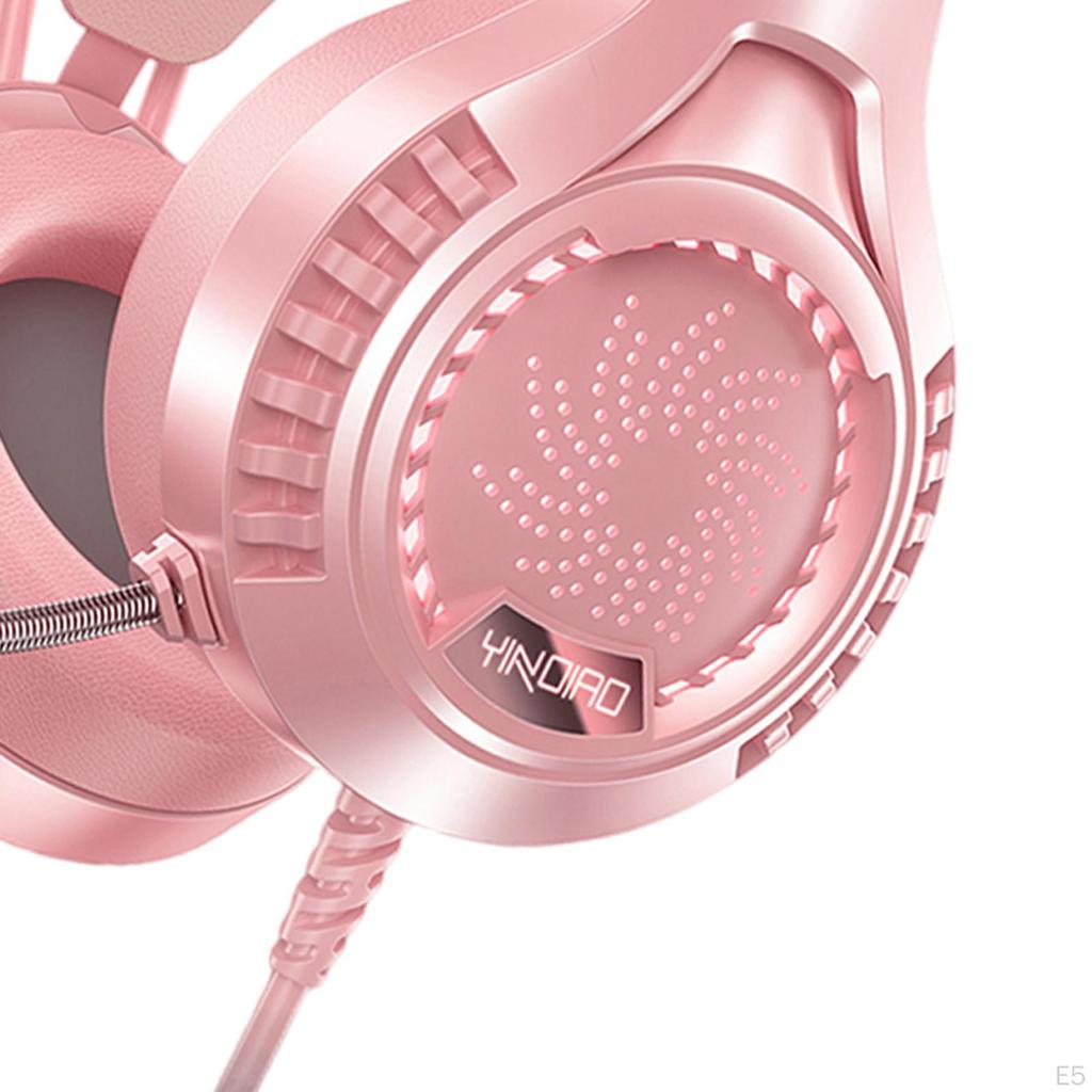 Игровые наушники с микрофоном, полноразмерные, с шумоподавлением, для ПК, ноутбука, класса, с 3D