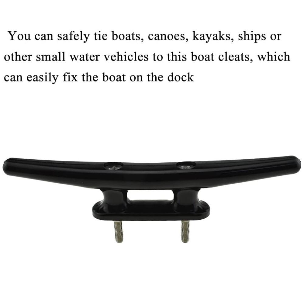 Нейлоновый болт для лодочного якоря – Болт для крепления к причалу с винтами из нержавеющей стали, Для каяка, каноэ, небольших судов, Домашний декор своими руками (Несколько размеров, Черный)