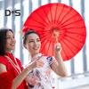 20/30/40/60/85CM Colorful Paper Umbrella Chinese Style DIY Crafts Decorative Oil-paper Painting Umbrella Bamboo Handle Oriental Parasol Party Favors