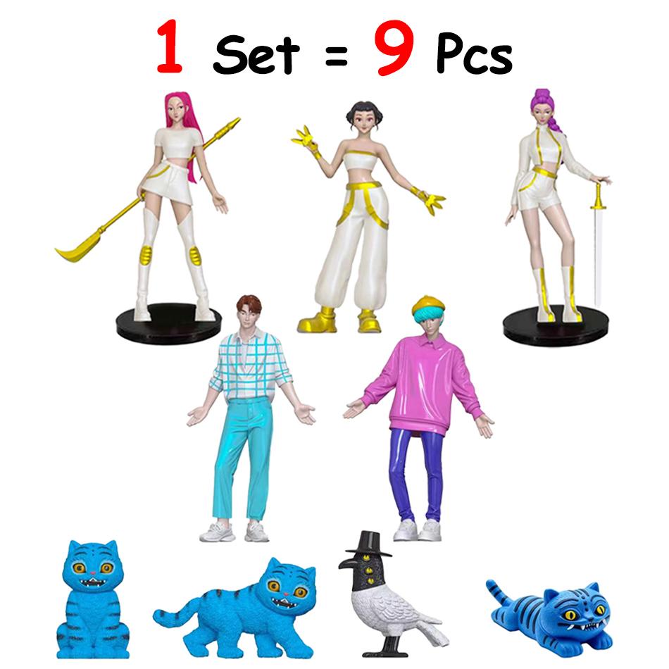НОВЫЙ Аниме KPop Охотники на демонов Кукла Виниловая игрушка Derpys Тигр Руми Мира zoi Зои Sussy Персонаж Фигурка Подарок на день рождения Подарок для фан-клуба