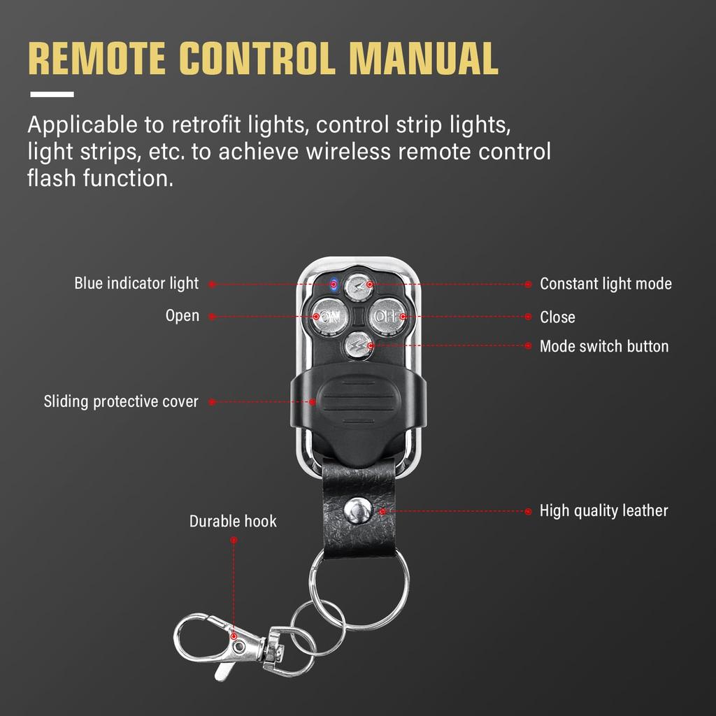 Универсальный комплект жгута проводов для светодиодной противотуманной фары 40A 12V DC 2 Lead LED