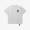 New Era New York MeTs Игровая футболка с автографом hether Gray 15147524